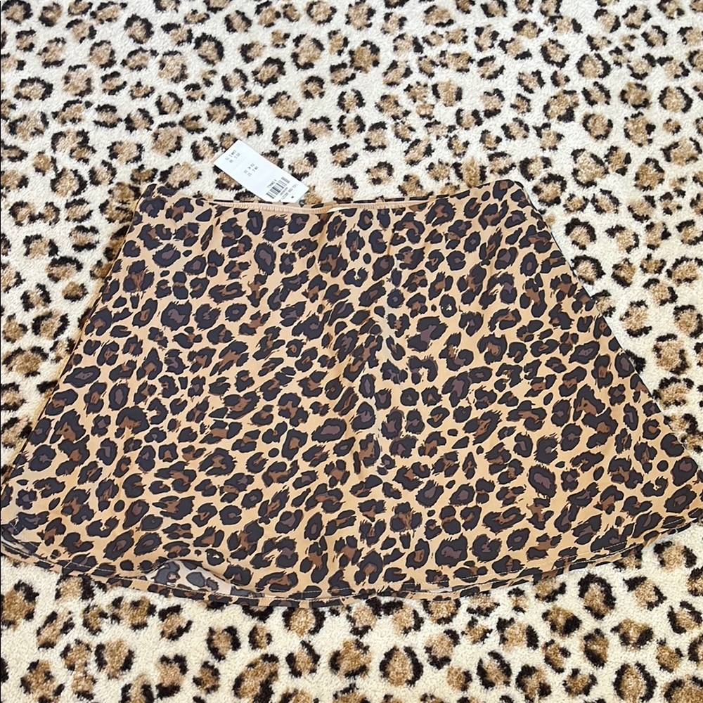 Leopard Print Women's Skirt